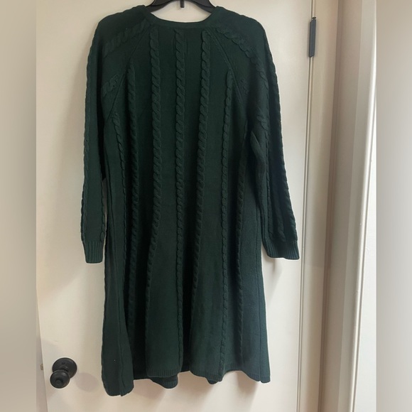 Large JH Green Sweater Dress - Picture 2 of 3